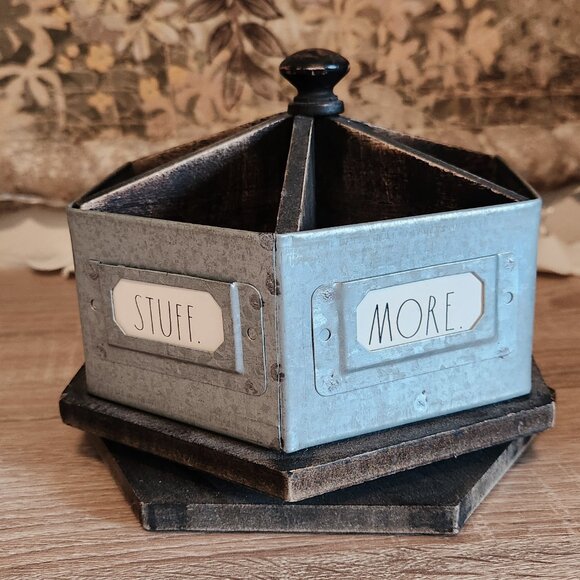 Rae Dunn by Designstyles Rotating Steel Stationary Organizer Holder Cup - Picture 2 of 5